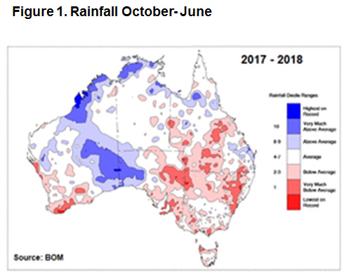 Mecardo June October 2017 2018 Rainfall Chart